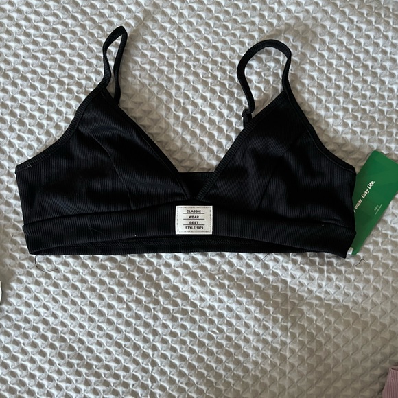 3 Piece Summer Letter Patch Short Halter Top Bundle— White, Black & Light Purple - Picture 8 of 14